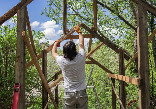 Wood Pergola Repair in Warwick